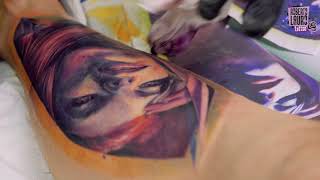 Roberto Lauro Rosa portrait tattoo