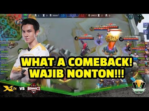 WHAT A COMEBACK! WAJIB NONTON! MLBB XCN VS PG.BARRACX - TBOF IESPL