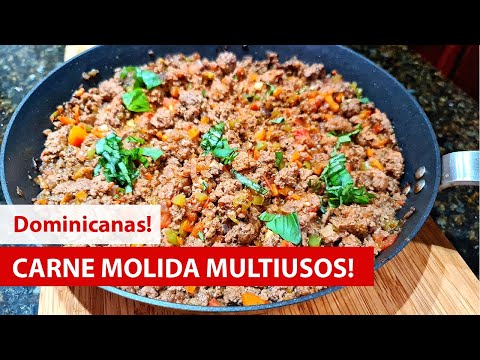 Como hacer CARNE MOLIDA estilo DOMINICANO 🍅🧅🌶🧄 [PICADILLO] | Cocina Dominicana 🇩🇴
