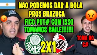 TORCEDORES DO RIVER DESABAFA NA SAIDA APOS O 2X1 PRO PALMEIRAS...