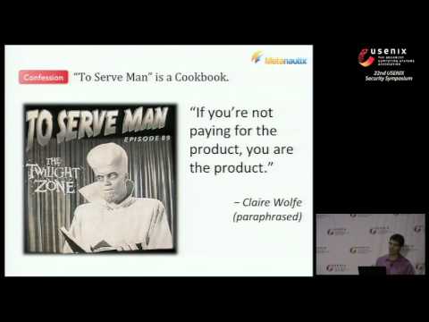 USENIX Security '13 - Confessions of a Recovering Data Broker