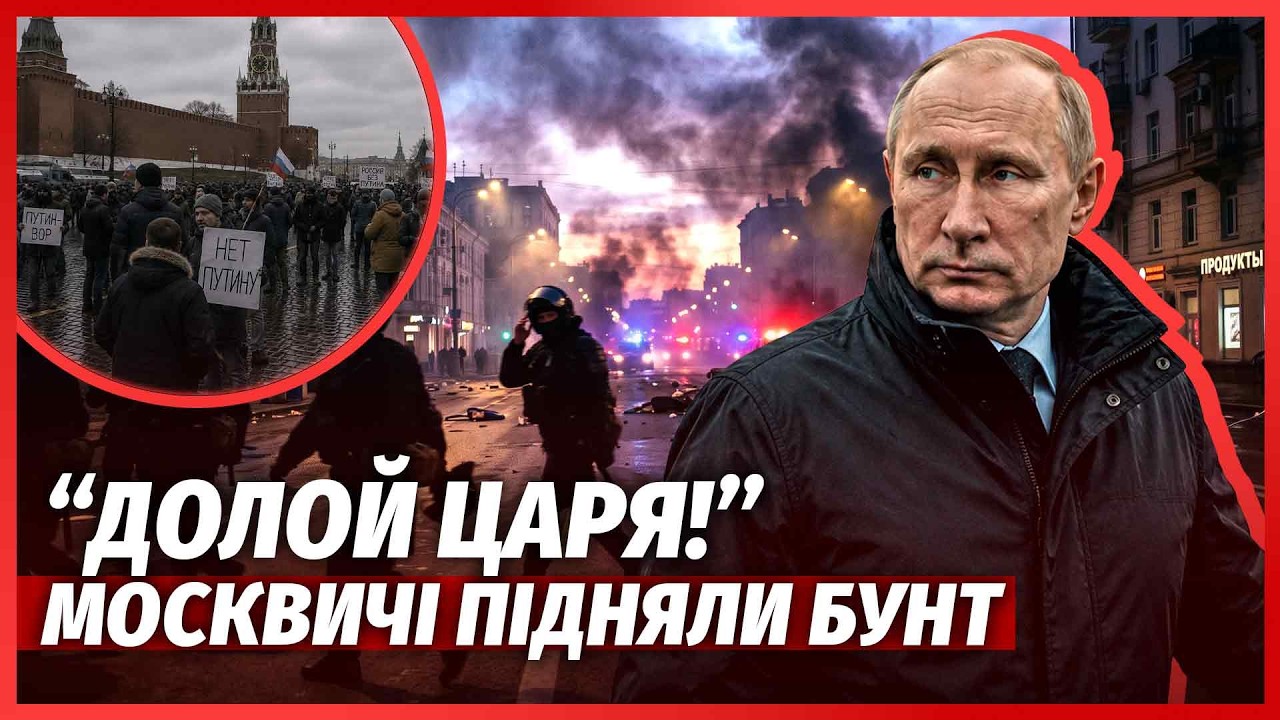 🔴Прямо зараз! У МОСКВІ СПАЛАХНУЛИ МАСОВІ ПРОТЕСТИ. Вимагають СКИНУТИ ВЛАДУ.