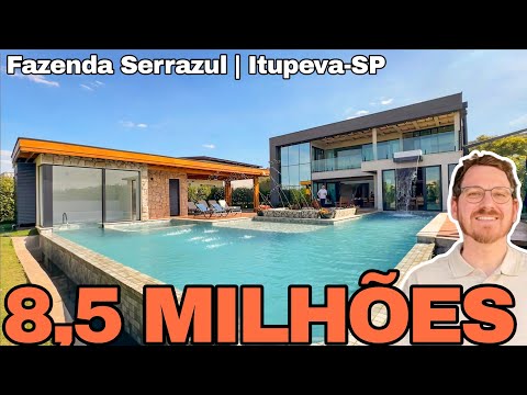 MANSÃO com um verdadeiro RESORT particular📍 Fazenda Serrazul 1 em Itupeva-SP 