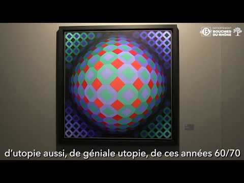 Exposition Vasarely au Centre d'Art départemental 21 bis Mirabeau à Aix-en-Provence