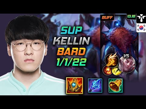 Bard Support Build Kellin Shurelya's Battlesong Fleet Footwork - LOL KR GrandMaster Patch 13.18