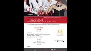 preview picture of video 'QUALITA' MADE IN ITALY, Camera di Commercio di Frosinone, ITR FIUGGI 8 2 2015'