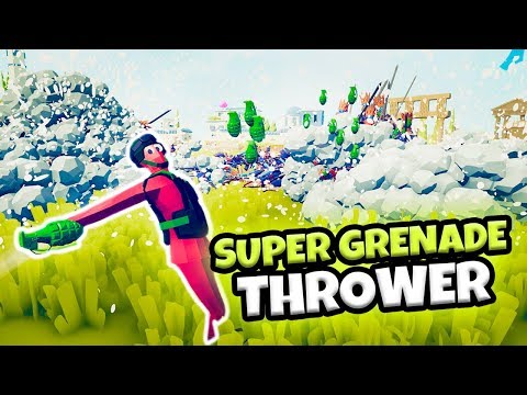 SUPER GRENADE THROWER VS EVERY FACTION | TABS MODDED GAMEPLAY