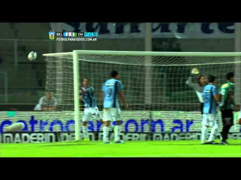 Gol de Lentini. Belgrano 2 - Chicago 1. Fecha 1. Primera División 2015. FPT