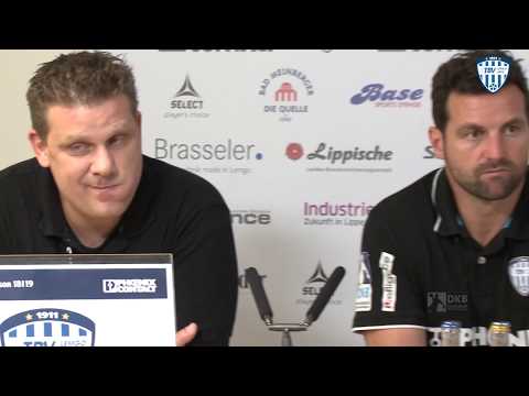 07.10.2018 TBV Lemgo Lippe gg. Minden - Pressekonferenz