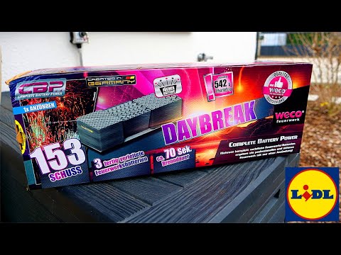 Weco Daybreak Verbund | 29,99€ LIDL | Feuerwerk Batterie