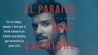 Pablo Alborán - Al Paraíso feat. Carminho (Con Letra)