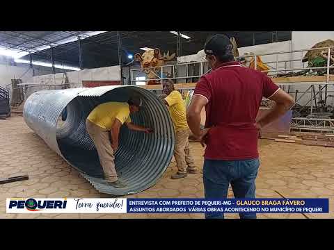 OBRAS NA RUA BONERGES DUTRA EM PEQUERI-MG