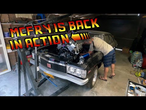 The Engine Arrives Back for MCFRY 598ci BBC