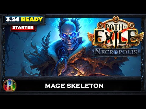 [PoE 3.24] LEAGUE STARTER - MAGE SKELETONS GUARDIAN - PATH OF EXILE NECROPOLIS - POE BUILDS