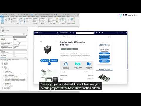 BIMcontent.com Revit Plug-In Overview - Free Revit Libraries