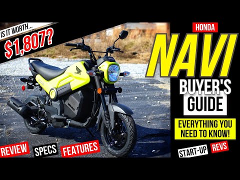 New Honda NAVi Review: Specs & Features | Is this $1,807 Automatic Motorcycle / Scooter a Bargain?