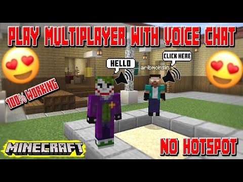 Happy Plays - How To Play Minecraft Multiplayer With Voice Chat | Minecraft LAN world | Minecraft Hindi