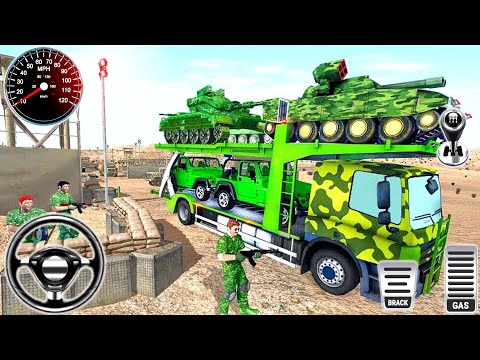 Army Vehicle Transport Truck - Army Vehicle Transport Game - Android Gameplay #4