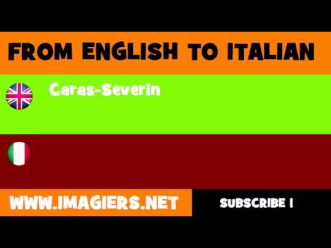 FROM ENGLISH TO ITALIAN = Caras Severin