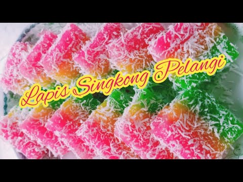 resep singkong pelangi kukus #kuebasah #singkongpelangi #sentiling