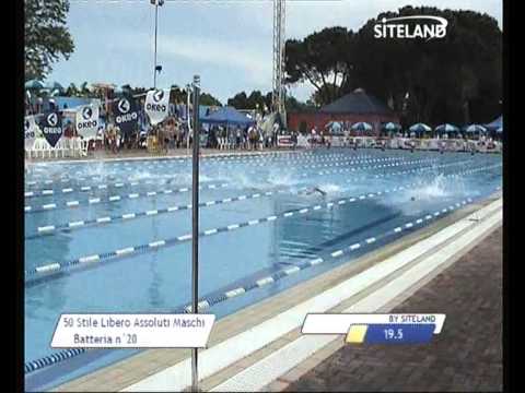 Serie 21 dei 50 Stile Libero  Assoluti Maschi Master - 13 Memorial Andrea Bettiol
