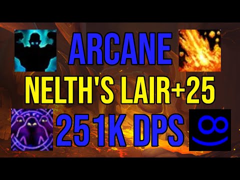 [10.1.5] Arcane Mage NL+25 251k DPS