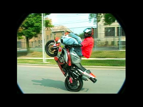 Craziest (Big City) Street Bike Stunt Ride, d-Aces