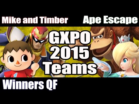 GXPO15 Doubles: SSB Wii U -WQF - It'sEVAN + Timber vs DKwill + DarkMusician