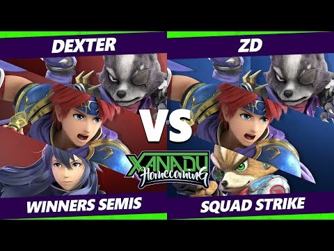 Xanadu Homecoming Squad Strike Winners Semis - Dexter Vs. ZD Smash Ultimate - SSBU