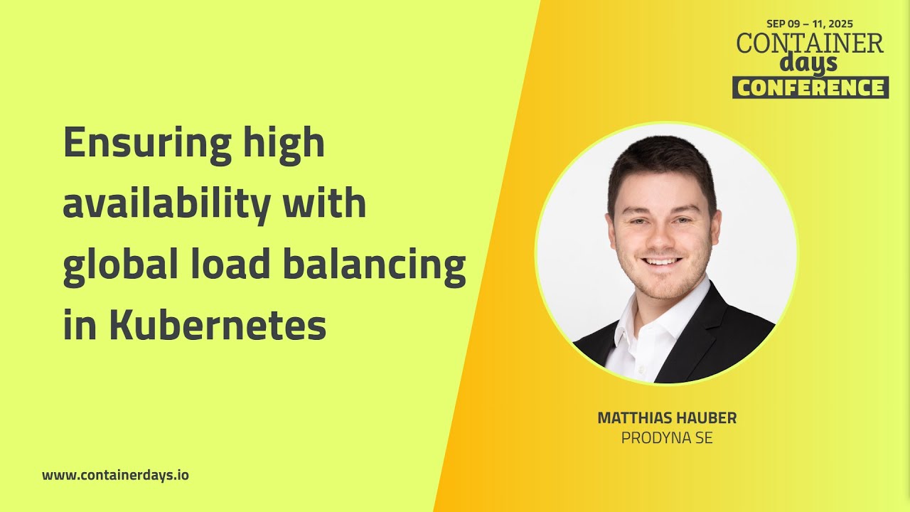 Ensuring high availability with global load balancing in Kubernetes - Matthias Hauber