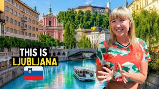 LJUBLJANA is STUNNING 🇸🇮 First Impressions of SLOVENIA (city guide)
