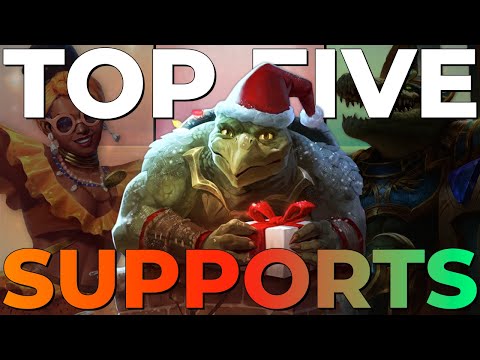 The top 5 SUPPORTS to win in 10.6 RANKED!
