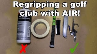 How to regrip a golf club - The Easy Way!