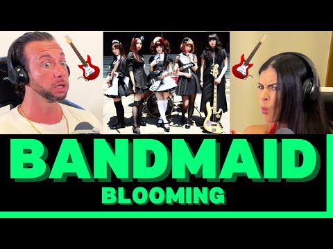 First Time Hearing Band-Maid - Blooming Reaction Video - SHREDDING THE GUITAR IN A MAID OUTFIT?!