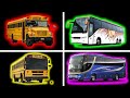 Scania Bus Volvo Bus School Bus Horn Sound Variations In 30 MIN Mega Mix