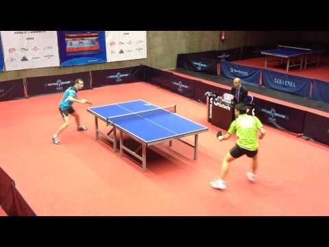 Dorde Borcic - Jose Manuel Gómez (Spanish Table Tennis Superdivision 2014/15) Set 3 of 3