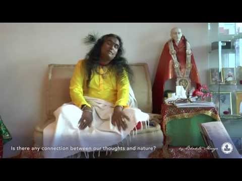 Is there any connection between our thoughts and nature?