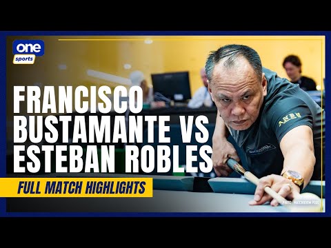 FRANCISO BUSTAMANTE vs ESTEBAN ROBLES | FULL MATCH HIGHLIGHTS | 2025 PHILIPPINE OPEN
