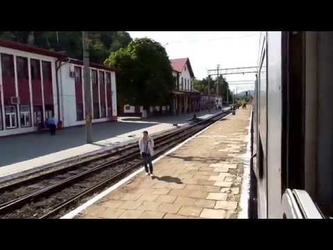 Einfahrt IR 367 in den Bahnhof Dej Calatori