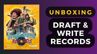 Draft and Write Records Boardgame Unboxing | DaniCha