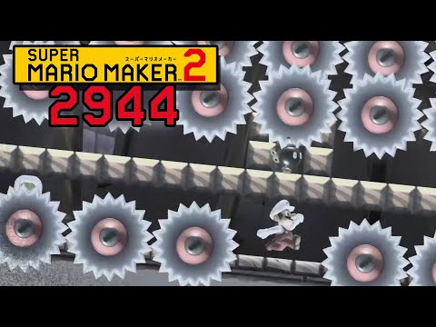 IT'S RAINING SAWS!! 2944 // Super Mario Maker 2