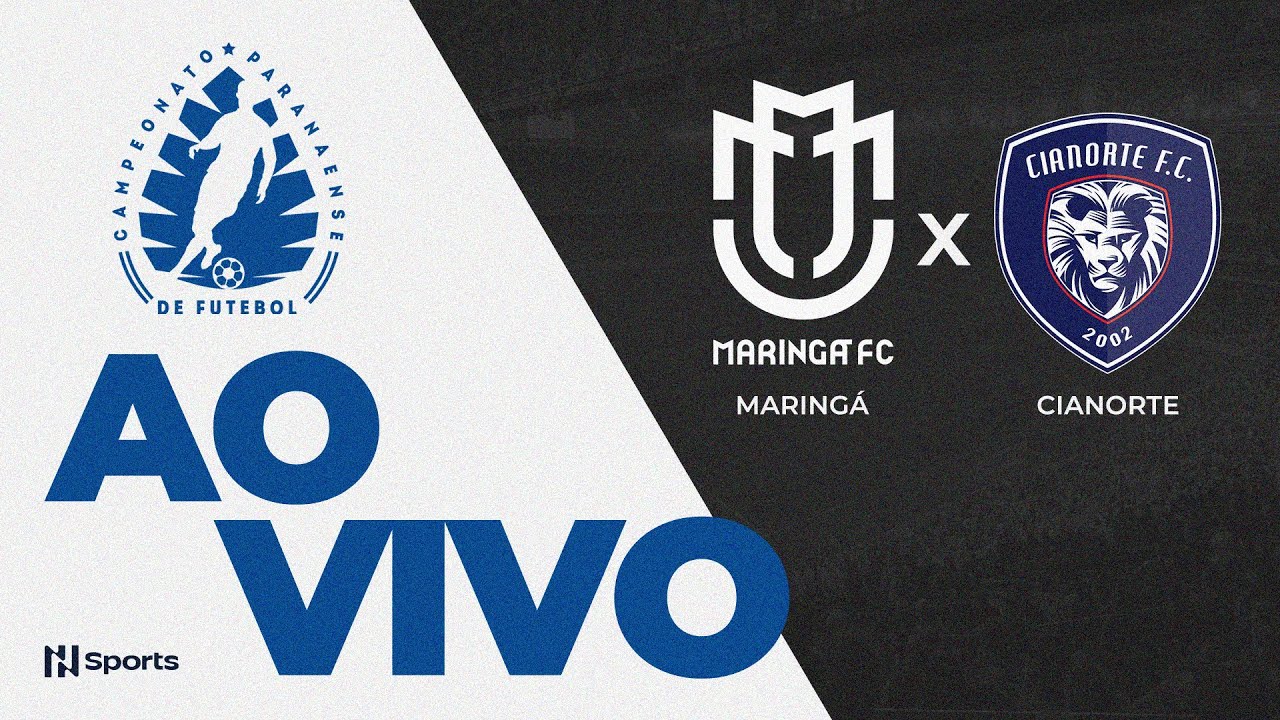 AO VIVO E COM IMAGENS | MARINGÁ x CIANORTE | 2ª RODADA | CAMPEONATO PARANAENSE 2025