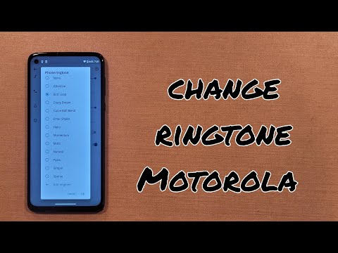 Change Ringtone Motorola Moto G