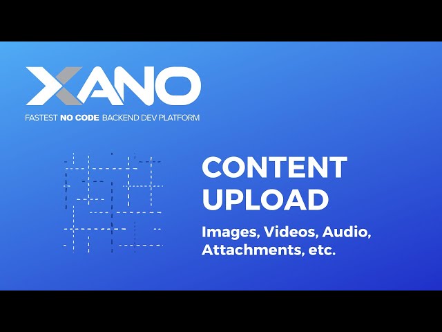 Content Upload (Images, Videos, Audio, PDFs, etc.)