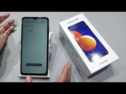 how to set sim card and network settings in samsung m12 | samsung m12 me sim and network insert kare