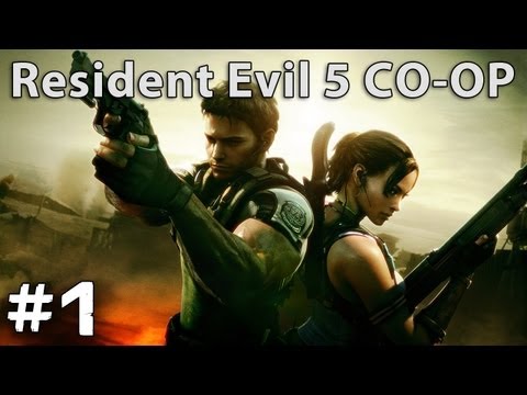 Resident Evil 5 CO OP Walkthrough - Welcome to Kijuju - Part 1 [PS3-HD]