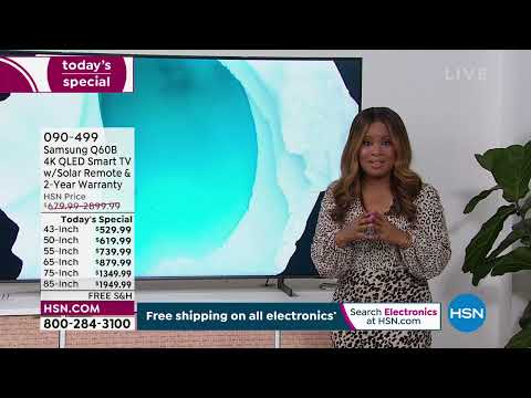 Samsung 43" Q60B 4K QLED Smart TV mit Solarfernbedienung 2 Jahre...