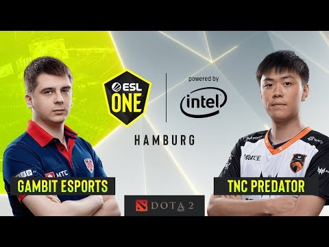 Dota2 - Gambit Esports vs. TNC Predator - Game 2 - Group B - ESL One Hamburg 2019