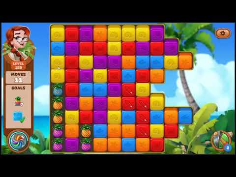 Lost Island Blast Adventure Level 189 - NO BOOSTERS 🏝️ | SKILLGAMING ✔️