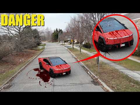 if you see this bloody christmas cybertruck, run!